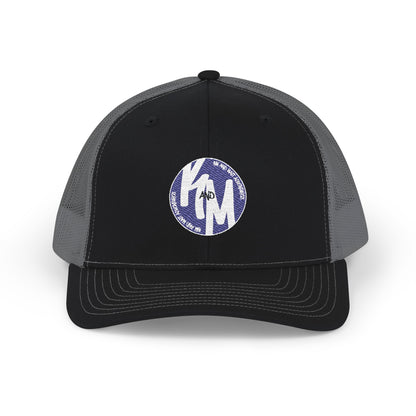 Kim and Matt Adventures Distressed Trucker Cap | Snapback Mesh Hat