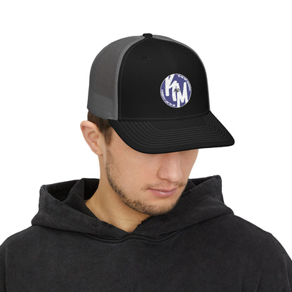 Kim and Matt Adventures Distressed Trucker Cap | Snapback Mesh Hat