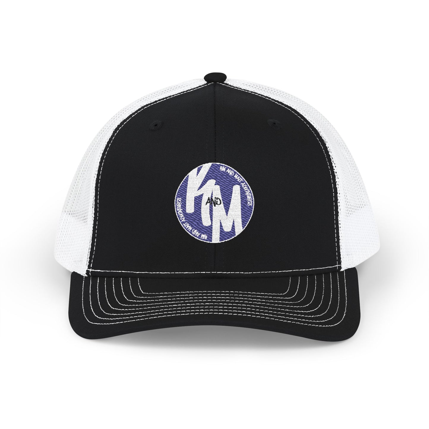 Kim and Matt Adventures Distressed Trucker Cap | Snapback Mesh Hat