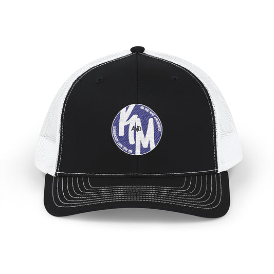 Kim and Matt Adventures Distressed Trucker Cap | Snapback Mesh Hat