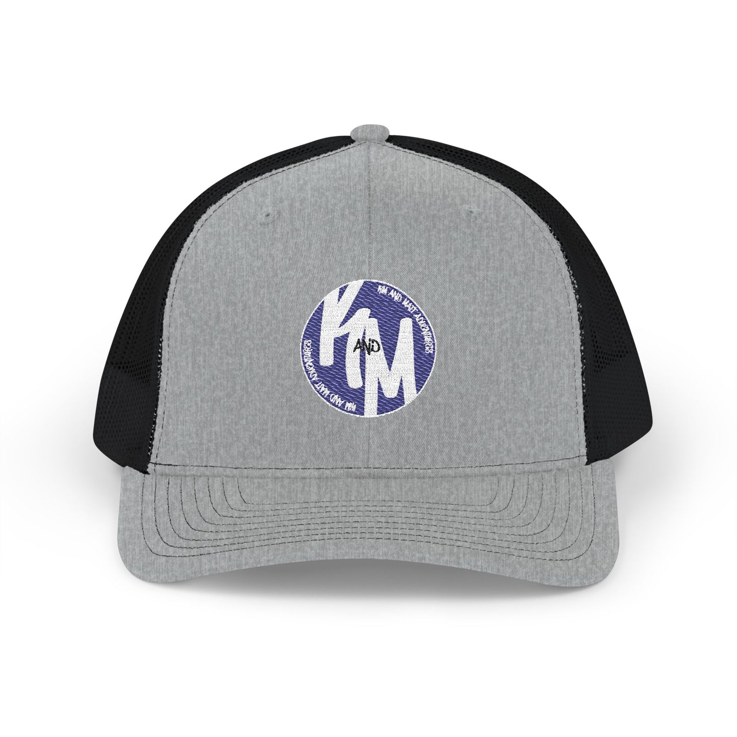 Kim and Matt Adventures Distressed Trucker Cap | Snapback Mesh Hat