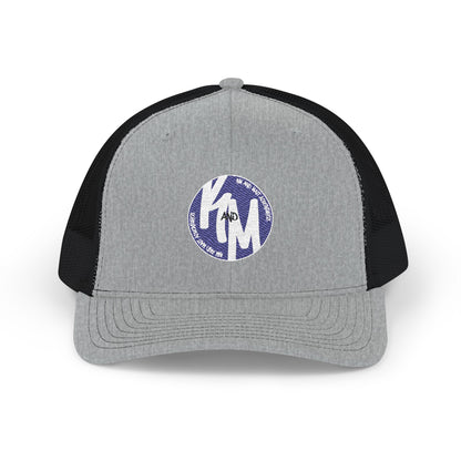 Kim and Matt Adventures Distressed Trucker Cap | Snapback Mesh Hat