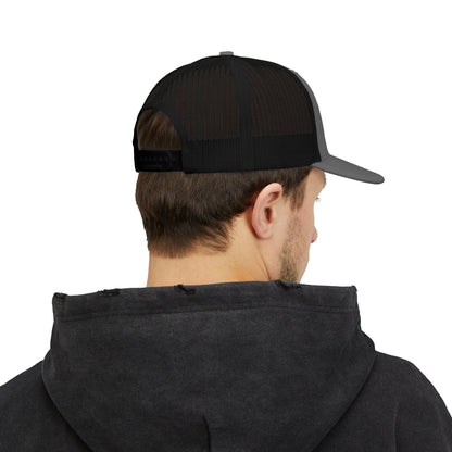 Kim and Matt Adventures Distressed Trucker Cap | Snapback Mesh Hat