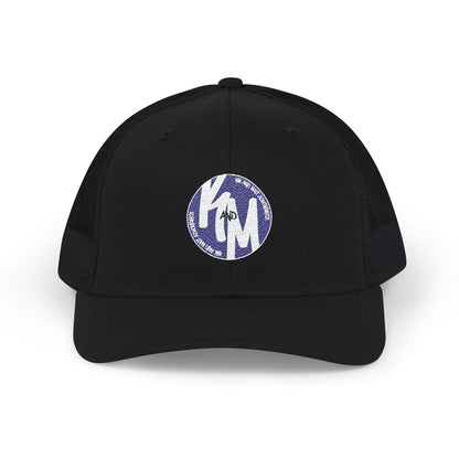 Kim and Matt Adventures Distressed Trucker Cap | Snapback Mesh Hat