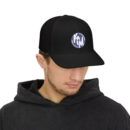 Kim and Matt Adventures Distressed Trucker Cap | Snapback Mesh Hat