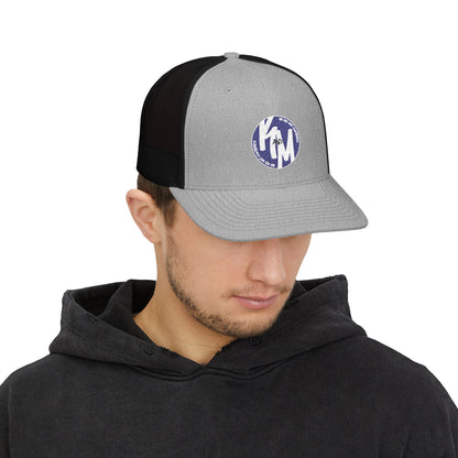 Kim and Matt Adventures Distressed Trucker Cap | Snapback Mesh Hat
